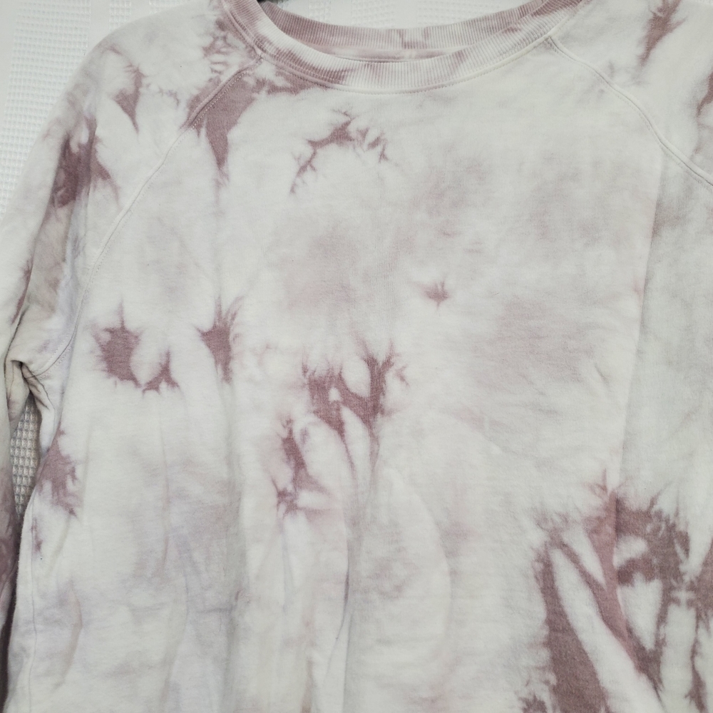 ATHLETA Sundown Sweatshirt Pink Tye Die Size Small - Picture 2 of 8